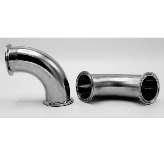 Coudes CLAMP 90° | DN50 (52x1,5mm / clamp collier 64mm)