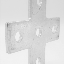 Accouplement de poutre en X galvanisé