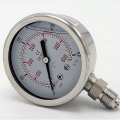 Manomètre en acier inoxydable - connexion inférieur (radiale) de 0 à 40 bar (filetage 1/4”)