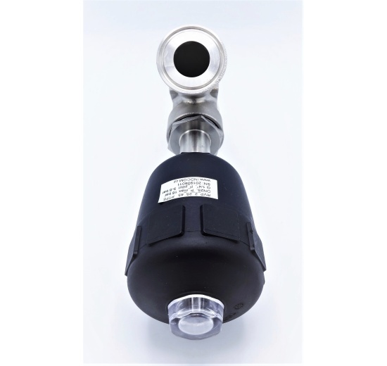 sedlový ventil DN25, v klidovém stavu uzavřený