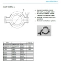 heavy duty clamp inox, clamp collier