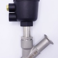 Vanne pneumatique avec le siège incliné-45°| CLAMP DIN 32676 (34 mm)