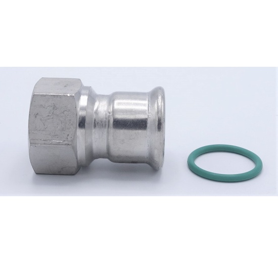 Adaptateur de pressage/filetage interne 28 mm_1" inox