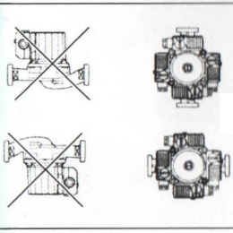 Instalace čerpadla. Čerpadlo nainstalujte tak aby byla hřídel v horizontální poloze.