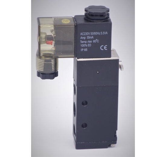 Elektromagnetický rozvaděč 5/2, G 1/8", AC230V