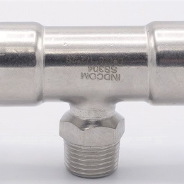 Pièce en T, pressage, F/M (filetage extérieur)/F | 28_1"_28