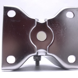 Roulettes de transport, solides, acier inoxydables, diamètre 80 mm