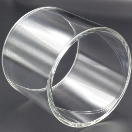 verre borosilicaté de remplacement pour verre sanitaire- diamètre extérieur 115 mm, épaisseur de paroi 5 mm, hauteur 100 mm