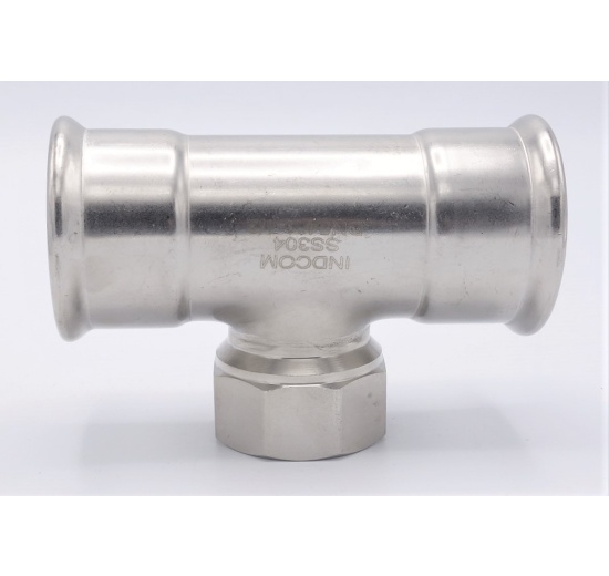 Pièce en T, pressage, F/F(filetage intérieur)/F 54_1 1/2"_54