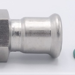 Adaptateur de pressage/filetage externe, inox 18 mm_3/4"