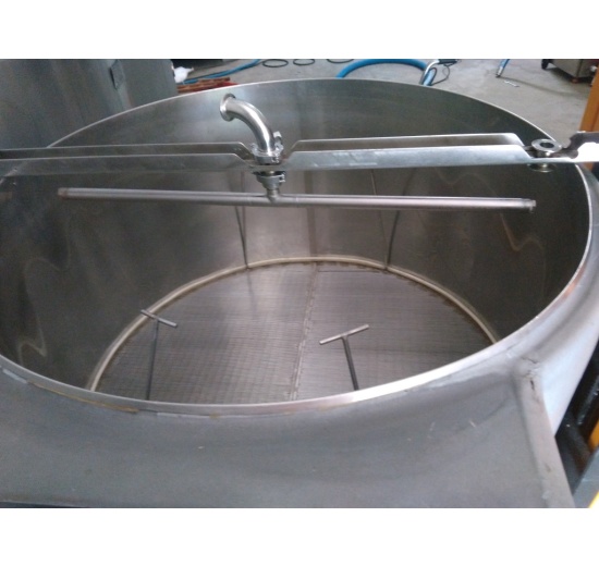 Bras de barbotage rotatif en acier inoxydable