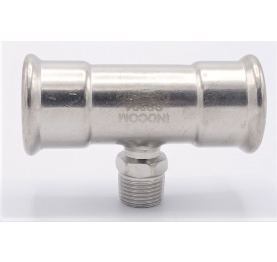 Pièce en T, pressage, F/M (filetage extérieur)/F | 35_1/2"_35