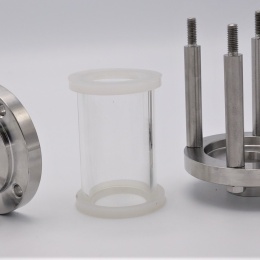 Sanitaire verre de viséur droit, à souder S-S, type B