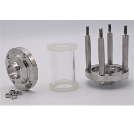 Sanitaire verre de viséur droit, à souder S-S, type B