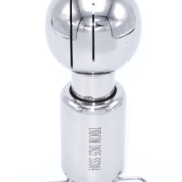 Boule de nettoyage rotative, soudée, sur goupille fendue