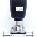 Vanne à membrane, commande: actionneur pneumatique, raccordement: CLAMP