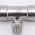 inox Pièce en T, pressage, F/M (filetage extérieur)/F | 28_1/2"_28