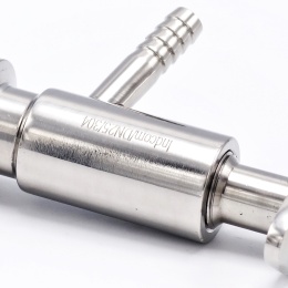 Vanne d'échantillonnage en acier inoxydable, connexion CLAMP| DN20 (K34)