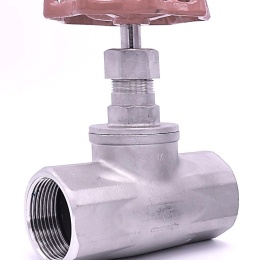 Vanne à soupape, d'arrêt, en acier inoxydable | 1 1/2”