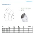 fiche de catalogue coudes à souder 45° DN32 (34x1,5mm)