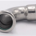 Coude 90°, raccords pressés, F/F | 22 mm, inox