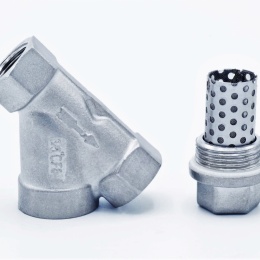 Filtre en Y avec le tamis fin en acier inox