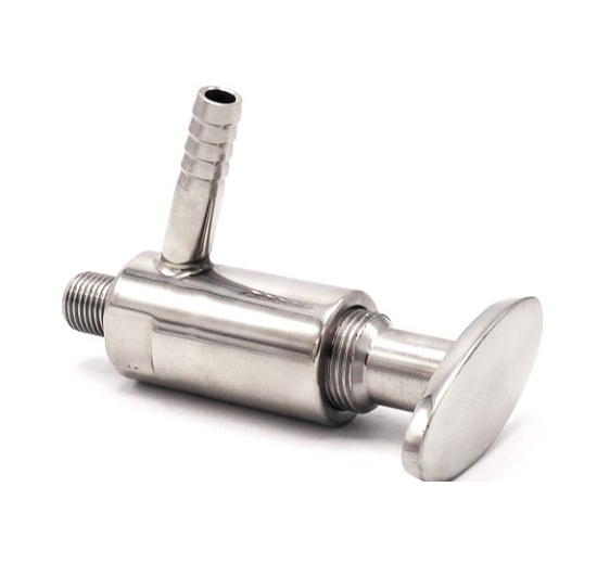 Vanne d'échantillonnage en inox, Clamp type | 1/4"