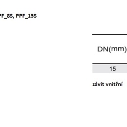 Plováčkový průtokoměr /rotametr/, 0.1~1 m3/hod vnitřní závit BSP 1/2"