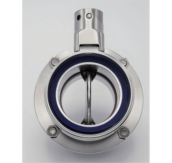 mâles G-G | DN65 inox vanne papillon