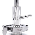 Vanne d'échantillonnage en acier inoxydable, connexion CLAMP | DN25