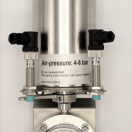 Vanne papillon à commande pneumatique, filetée / soudée, type G-S | DN40