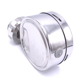 Manomètre avec séparateur à membrane - visserie alimentaire DIN 11851, cadran 100 mm, matrice DN25| 0-2,5 bar