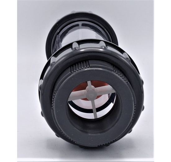 Plováčkový průtokoměr /rotametr/ DN50, 1.6~16 m3/hod, připojení vnitřní závit DN40 (1 1/2")