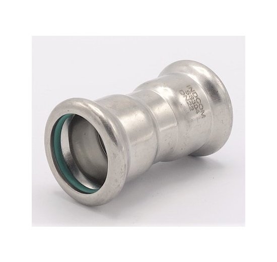 Accouplement, raccord à sertir, F 22 mm, acier inoxydable