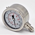 Manomètre en acier inoxydable - connexion inférieur (radiale) de 0 à 16 bar (filetage 1/4”)