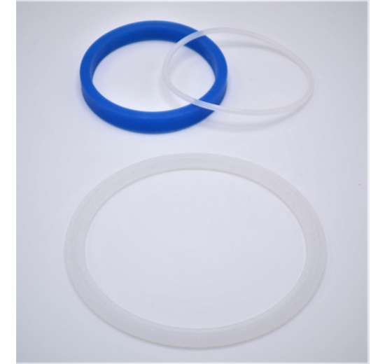 Couvercle de remplacement pour filtre d'angle tubulaire DN50, silicone (VMQ)