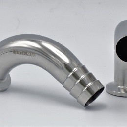 CLAMP adaptateur à tuyau, virole coude à 90°