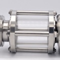 Indicateur de circulation en verre borosilicate et acier inox