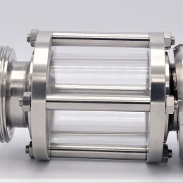 Indicateur de circulation en verre borosilicate et acier inox