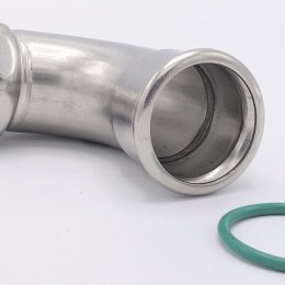 Coude 90°, à sertir, F/filetage extérieur 42 mm_1 1/2"