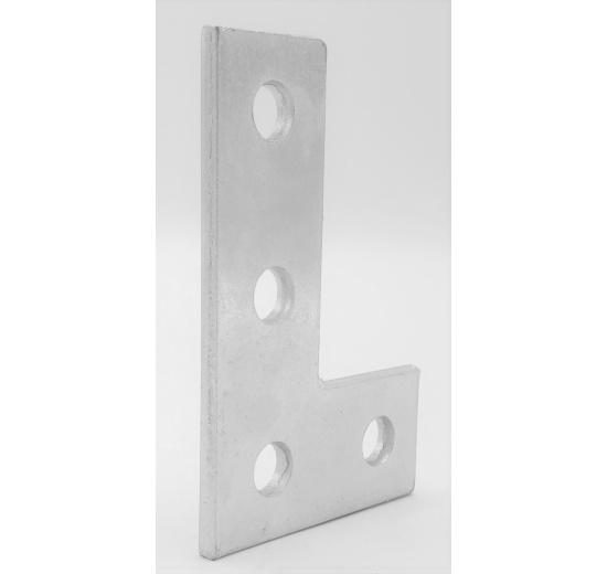 Accouplement de poutre en L galvanisé, système de montage et d'ancrage