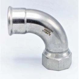 Coude 90°, à pression, F/filetage intérieur 54 mm_2"