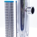 trubkový filtr DN 50 a filtrační štěrbinové síto (průlina 0,3 mm)