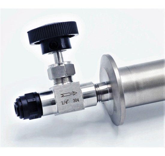 détail de l'élément d'aération en acier inoxydable avec accessoires, filetage G 1/4 "