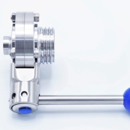 Vannes papillon DIN mâle/soudées (type G-S), en inox | DN20