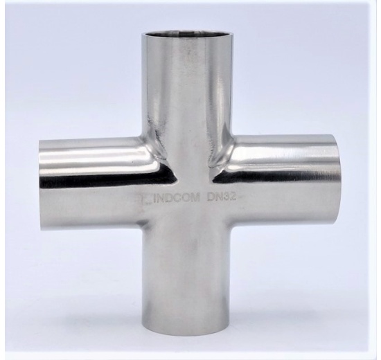 Inox Croix, à souder DN32 (34x1,5mm), indcom.cz
