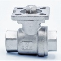 Robinet à tournant sphérique, acier inox, en deux parties avec adaptateur pour propulsion 1/2”