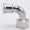 Coude 90°, à pression, F/filetage intérieur 18 mm_3/4"