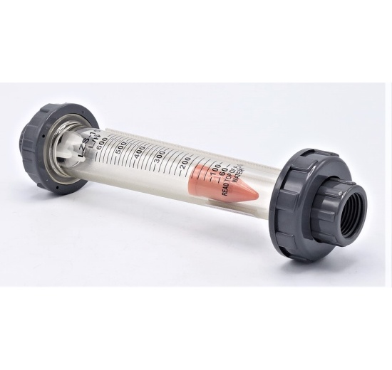 Plováčkový průtokoměr /rotametr/ 0.06~0.6 m3/hod vnitřní závit BSP 1/2"