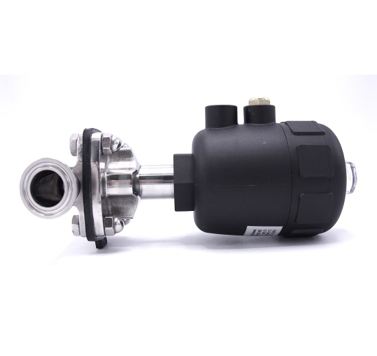 Vanne pneumatique, membrane, Clamp connexion | DN20(K34)